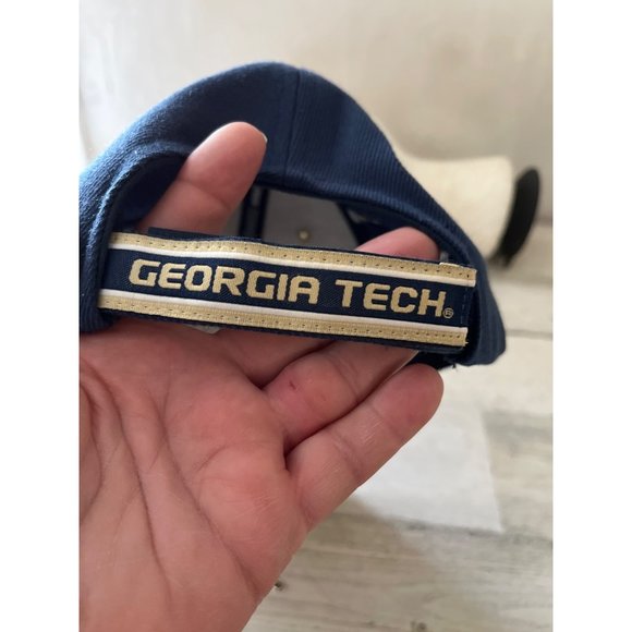Colosseum Athletics Original Georgia Tech adjustable Velcro back ball cap - Picture 7 of 7